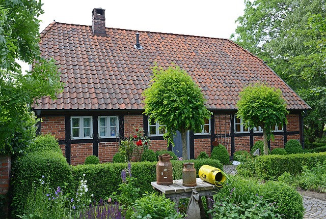 domke, zelená zahrádka, stromky